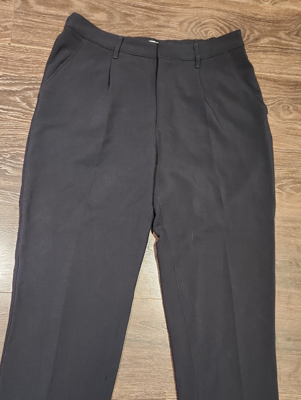 ❤️ ABERCROMBIE & FITCH QUINN TAILORED HIGH RISE STRAIGHT LEG TROUSERS / PANTS, L - Picture 3 of 9